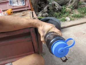 Wrist extension exercise starting position