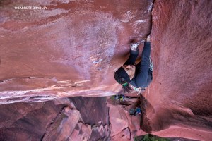 Yangfan climbing Japanese Cowboy Photo: Garrett Bradley